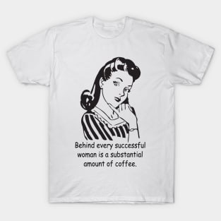 Vintage Coffee Girl T-Shirt